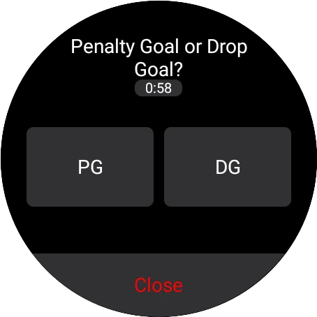 Penalty goal / drop goal