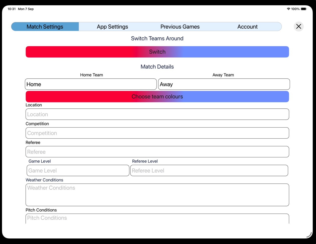 GameAssist Home Screen